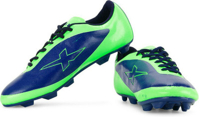 Vector X Amaze Football Shoes For Men(Blue, Green