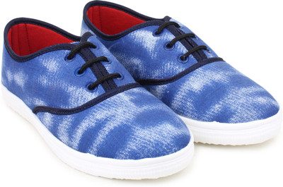 Do Bhai Mocassin For Women(Blue, Light-blue