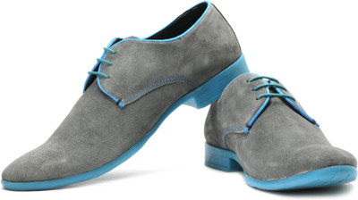Alberto Torresi Party Wear Shoes For Men(Grey, Blue), Grey;sky blue