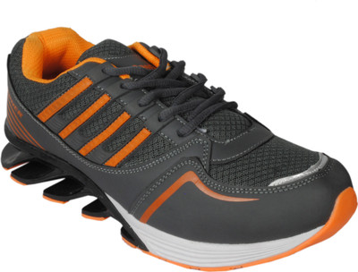 Opner Walking Shoes For Men(Grey, Orange), 05;grey