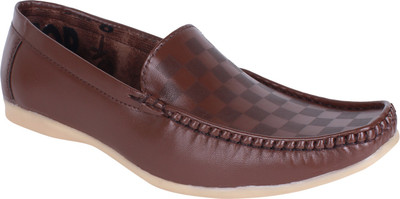 Aero Sapphire Loafers For Men(Brown), Tan