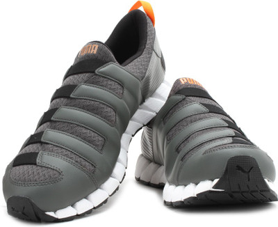 Puma Osu v4 DP Running Shoes For Men(Grey, Dark shadow;silver metallic;dark gray