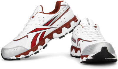 REEBOK Activate Run LP Running Shoes For Men(White, Red, White;fl.red;black