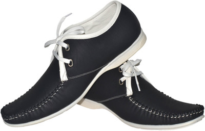 Human Steps Big Size Sneakers For Men(Black