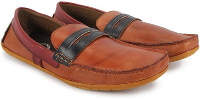 Knotty Derby Driving Shoes For Men(Tan, Black, Burgundy, Tan+black+cherry