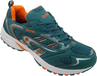 Action Green Sports Shoe Running Shoes For Men(Green, White), Green-01