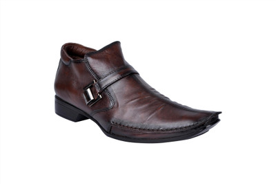 Hitz Smart Party Wear For Men(Brown, Black