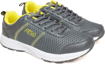 Fila Running Shoes For Men(Grey), A0gry/yel