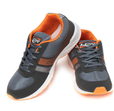 Lancer Running Shoes For Men(Grey, Orange)