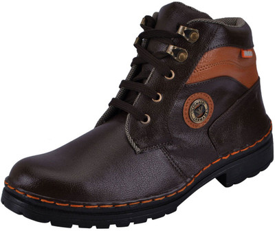 FAUSTO Hiking and Trekking Boots For Men(Brown)