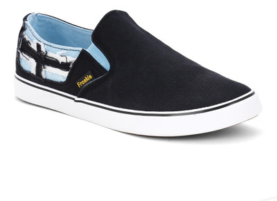 Froskie Canvas Shoes For Men(Black)
