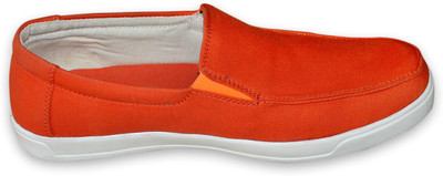 Marusthali MSHS00010- Slip On Sneakers For Men(Orange