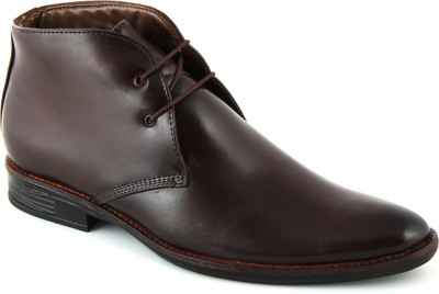 24 Casuals Greek Brown Lace Up Shoes For Men(Brown