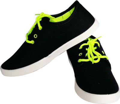 Wood Craft Comfort Cotton Action Sneakers For Men(Black, Green, Black110