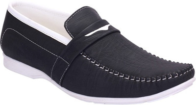 Footoes Loafers For Men(Black