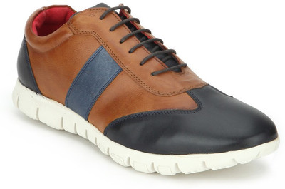Arkour Cresswell Wing Cap Oxford Casual Shoes For Men(Brown, Blue