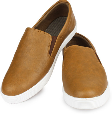 Do Bhai Slip On Sneakers For Men(Tan)
