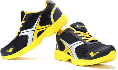Elligator Running Shoes For Men(Black, Yellow