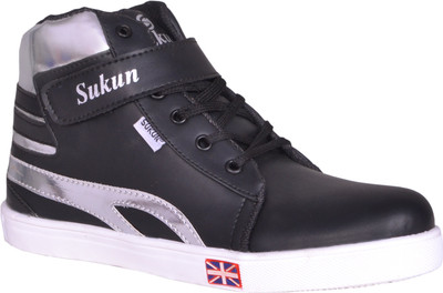 Sukun Loafers For Men(Black, Blacksilver