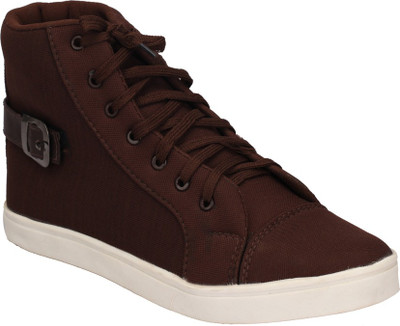 Drivn Ankle Length Casual Sneakers For Men(Brown)