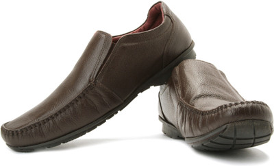 Red Tape Men Genuine Leather Slip On Shoes For Men(Brown, 3;m.brown