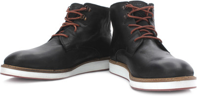 Levi's Nubuck Ankle Boots For Men(Black, Brown