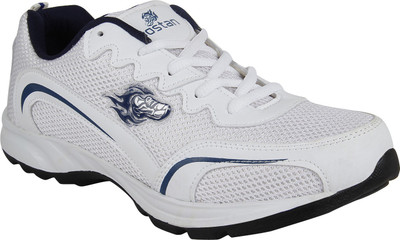 Bostan Running Shoes For Men(White, Navy
