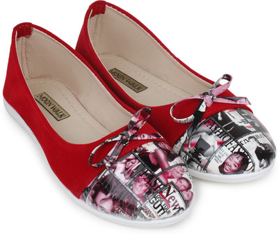 Moonwalk Bellies For Women(Red)