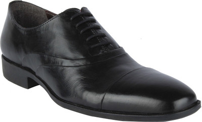 Salt N Pepper 15-231 Parker Black Lace Up Shoes For Men(Black