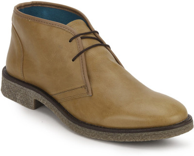 Knotty Derby Jordan Desert Boots For Men(Tan, Camel