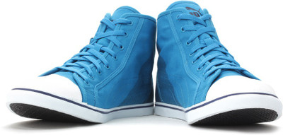 Puma Streetballer Mid Geo DP Sneakers For Women(Blue, Blue jewel-peacoat-white