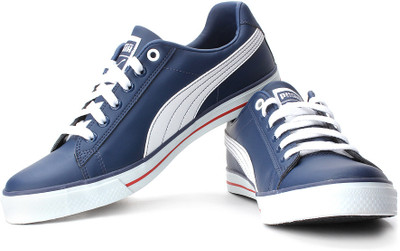 Puma Salz Sneakers For Men(White, Blue, Red, Insignia blue-white