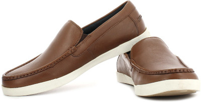 Hush Puppies By Bata Loafers For Men(Brown, Tan light brown