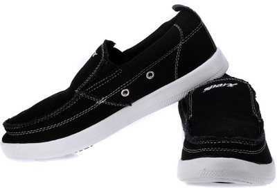Sparx Trendy Black Canvas Shoes For Men(Black