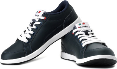 Lotto Logo Plus Sneakers For Men(Navy