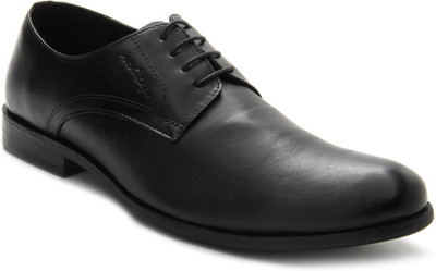 Red Tape Men Genuine Leather Lace Up Shoes For Men(Black)