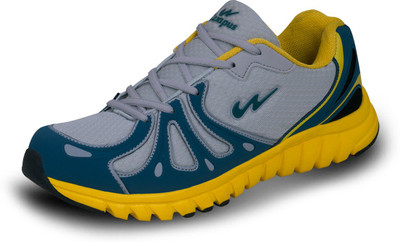 Campus Admire Running Shoes For Men(Black), Yellow
