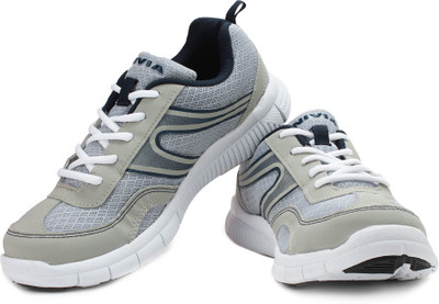 Nivia Canter Running Shoes For Men(Grey, Wht/blu
