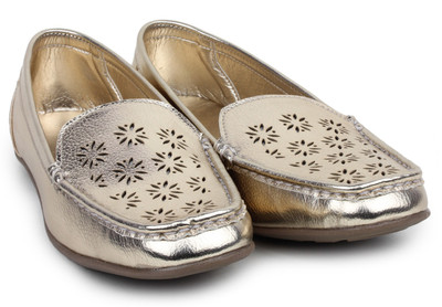 Beonza Loafers For Women(Gold)