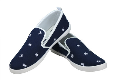 Funk'd Canvas Shoes For Men(Navy), Navy-wht