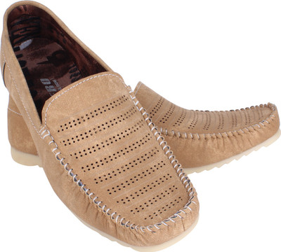 Aero Sapphire Loafers For Men(Khaki), Cheeku