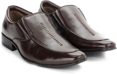 Provogue Slip on Shoes For Men(Brown