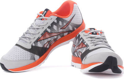 REEBOK Sublite Duo Chase Running Shoes For Men(Grey, Black, Orange), Steel;orange;black;wht