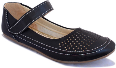 Myra Cutwork Bellies For Women(Black
