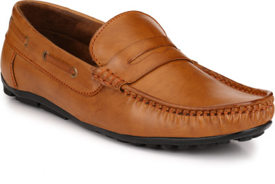 ZebX Boat Shoes For Men(Tan