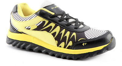 Elligator Running Shoes For Men(Yellow, Anchor