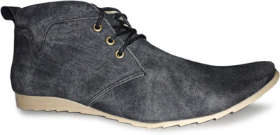 Good Man Best Jeans Style Casual Shoes For Men(Grey, Black