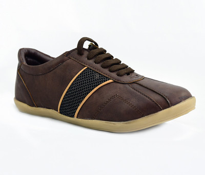 Peter John Leather's Sneakers For Men(Brown)