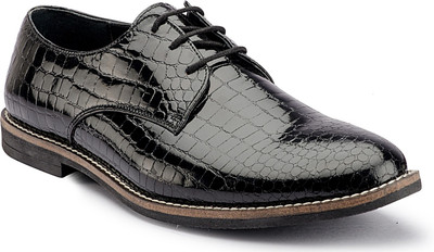 De Scalzo Italian Lace Up For Men(Black
