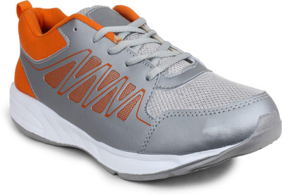Beonza Walking Shoes For Men(Grey), Orange